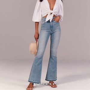 Abercrombie & Fitch Ultra High Rise Flare Jeans